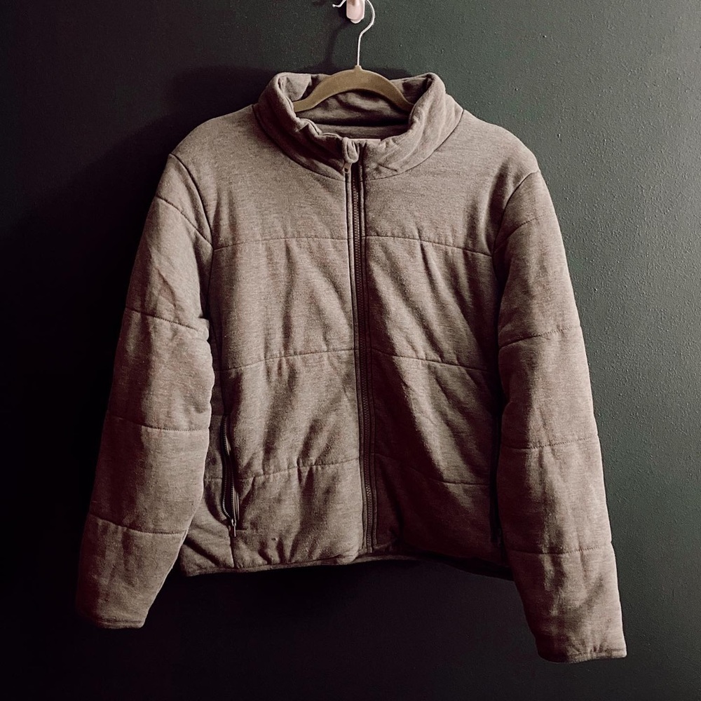 Three Dots Quilted Knit Jacket - Picture 2 of 8